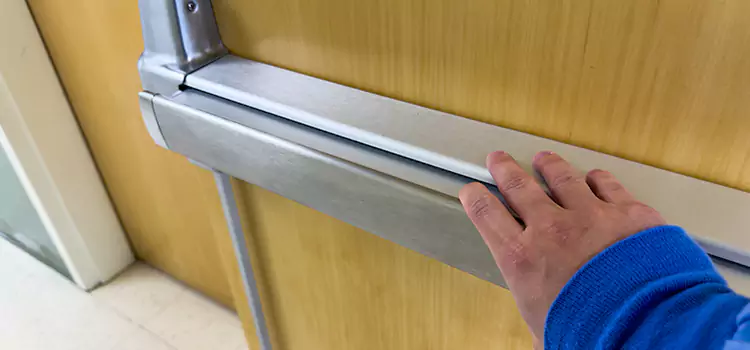 Installing a Push Bar on a Door Chambersburg